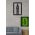 Decoratiune luminoasa LED, Big Ben, MDF, 60 LED-uri, Verde