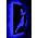 Decoratiune luminoasa LED, Dancing Couple, MDF, 60 LED-uri, Albastru