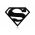 Decoratiune luminoasa LED, Superman, MDF, 60 LED-uri, Roz