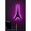 Decoratiune luminoasa LED, Eiffel Tower, MDF, 60 LED-uri, Roz