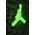 Decoratiune luminoasa LED, Basketball, Benzi flexibile de neon, DC 12 V, Verde