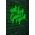 Decoratiune luminoasa LED, eat sleep game repeat, Benzi flexibile de neon, DC 12 V, Verde