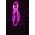 Decoratiune luminoasa LED, Scream, Benzi flexibile de neon, DC 12 V, Roz