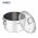 Set de gatit 6 piese, cu manere pliabile, Cooking by Heinner, Milena, inox, gri
