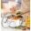 Set de gatit 6 piese, cu manere pliabile, Cooking by Heinner, Milena, inox, gri