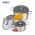 Set de gatit 6 piese, cu manere pliabile, Cooking by Heinner, Milena, inox, gri
