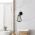Aplica de perete, Alby, 525NOR3177, Metal, Negru/Bronz