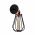 Aplica de perete, Alby, 525NOR3177, Metal, Negru/Bronz