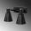Aplica de perete, Fulgor, 942FLG2194, Metal, Negru/Auriu