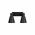 Aplica de perete, Fulgor, 942FLG2194, Metal, Negru/Auriu