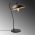 Lampa de masa, Fulgor, 942FLG1819, Metal, Negru/Auriu