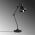 Lampa de masa, Fulgor, 942FLG1807, Metal, Negru/Auriu
