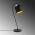 Lampa de masa, Fulgor, 942FLG1823, Metal, Negru/Auriu