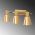 Aplica de perete, Fulgor, 942FLG2197, Metal, Auriu