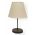 Lampa de masa, FullHouse, 390FLH1705, Metal, Bej/Negru