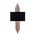 Aplica de perete, Opviq, 892OPV1342, Metal, Negru/Cupru