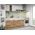 Set Mobila Bucatarie Gastro 180 Alb/Stejar - C05
