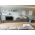 Living Pati 195 - Mobila Sufragerie Gri Beton + Alb