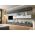 Living Pati 199 - Mobila Sufragerie Gri Beton + Alb