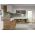 Set Mobila Bucatarie Colt Gastro 300*240 Alb/Stejar - C28