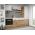 Set Mobila Bucatarie Gastro 240 Alb/Stejar - C23
