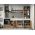 Set Mobila Bucatarie Gastro 240 Alb/Stejar - C23
