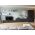Living Pati 194 - Mobila Sufragerie Gri Antracit + Alb