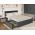 Pat Gri optional lada de depozitare 160x200 2 sertare