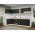 Set Mobila Bucatarie Colt Mina 140*300 Alb/Ferrara - C29