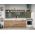 Set Mobila Bucatarie Gastro 200 Alb/Stejar - C22