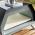 Cuptor de pizza pe peleti cu accesorii Pizzahven, InnovaGoods, pentru exterior, 42 x 81 x 80 cm, piatra/lemn/inox, negru