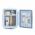 Mini frigider pentru produse cosmetice Frecos InnovaGoods, 48W, 4 L, 23 x 18.5 x 25.2 cm, albastru