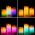Set 3 lumanari LED multicolore cu efect de flacara cu telecomanda Lendles, InnovaGoods, Ø7.5 x 10 cm, bej