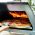 Cuptor de pizza pe peleti cu accesorii Pizzahven, InnovaGoods, pentru exterior, 42 x 81 x 80 cm, piatra/lemn/inox, negru