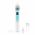 Aspirator nazal reincarcabil pentru bebelusi Nizi InnovaGoods, 19.4 x 4.5 x 3.7 cm, alb/albastru