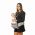 Centura port-bebe evolutiva cu buzunare Seccaby InnovaGoods, 122 x 20 x 16 cm, gri/verde