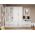 Set Mobila Dormitor Snow C15 cu oglinda