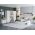 Set Mobila Dormitor Nordis Alb C22 cu oglinda