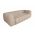 Canapea Bellezza, 3L, 233x104x72 cm, Bej sand