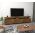 Comoda TV, Woodface, Verona, 174 x 52 x 30 cm, lemn solid de pin, maro