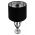 Lampa de masa Darkly Silver, Mauro Ferretti, 1 x E27, 40W, fier/poliester, negru/argintiu