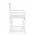 Scaun de gradina pliabil Taylor, Bizzotto, 48 x 56 x 86 cm, aluminiu/textilena 2x1, alb