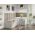 Panou decorativ tapitat - patrat cu buton Roz