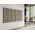 Panou decorativ tapitat - patrat cu buton Roz