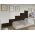 Panou decorativ tapitat - patrat cu buton Roz