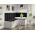Panou decorativ tapitat - patrat cu buton Roz
