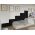 Panou decorativ tapitat - patrat cu buton Roz
