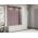 Panou decorativ tapitat - patrat cu buton Roz