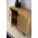 Dulap multifunctional, Kalune Design, Tarsus, 100x77x40 cm, Stejar / Negru