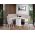 Set Coltar de Bucatarie Smart Rino 6/Pal Alb + Masa + 2 Scaune